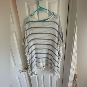 CHICOS FRINGE TOP, size L/XL